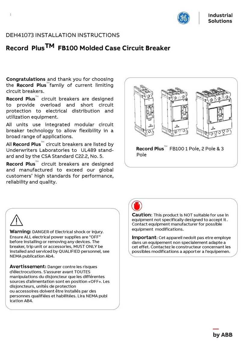 ABB Record Plus FB100 User manual