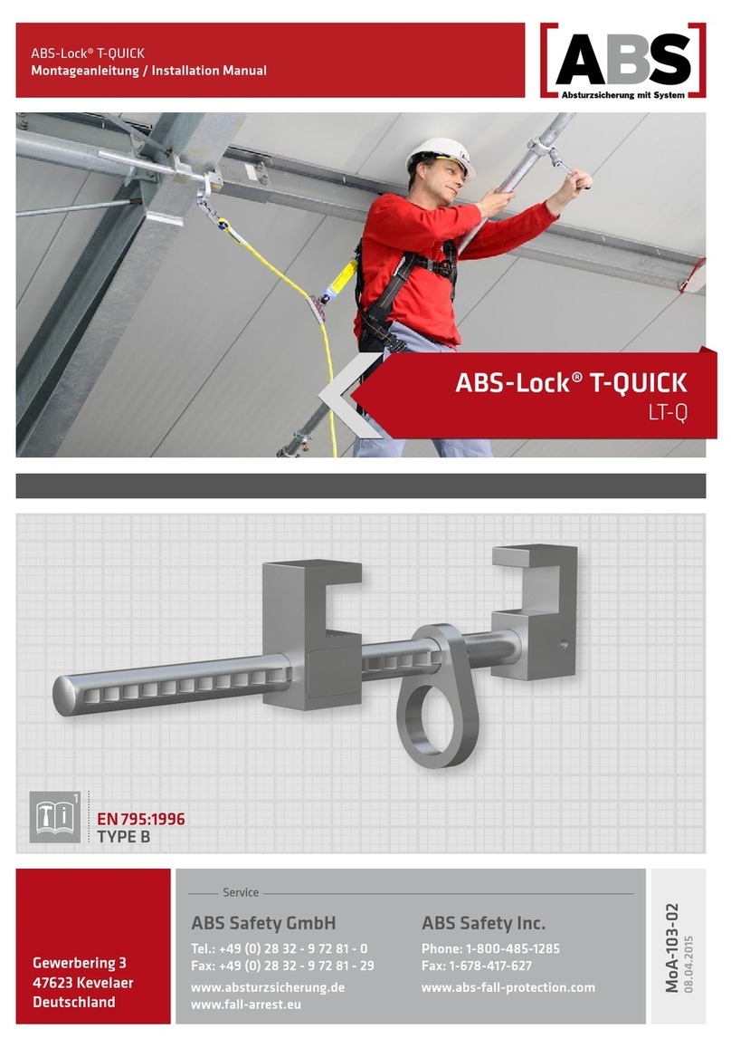 ABS Safety ABS-Lock T-QUICK installation manual