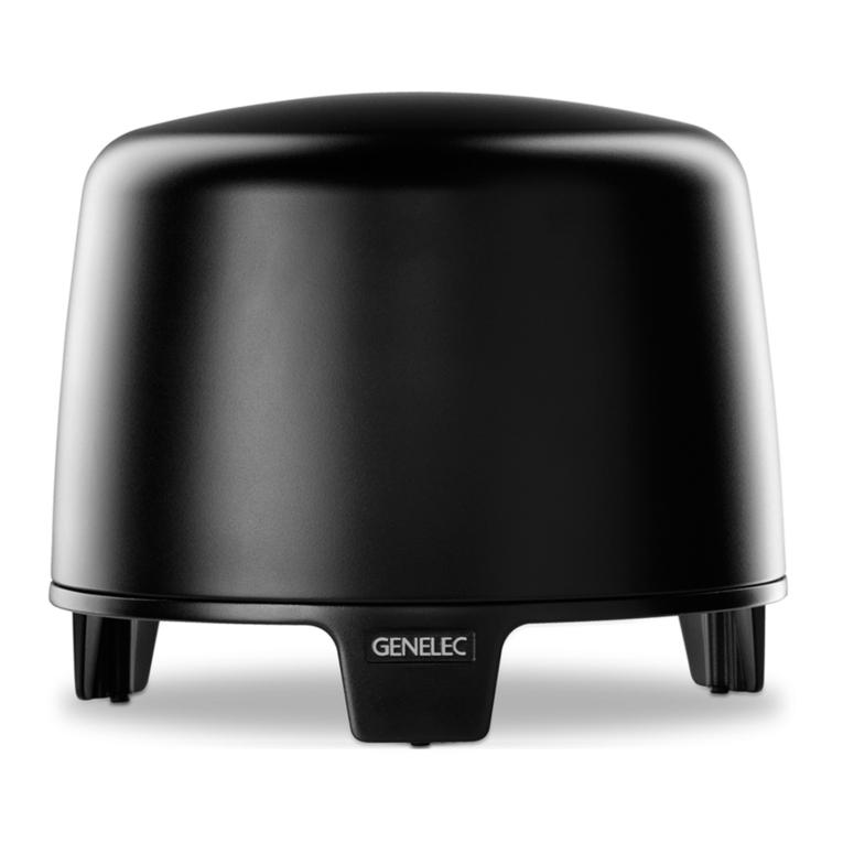 Genelec F Two User manual