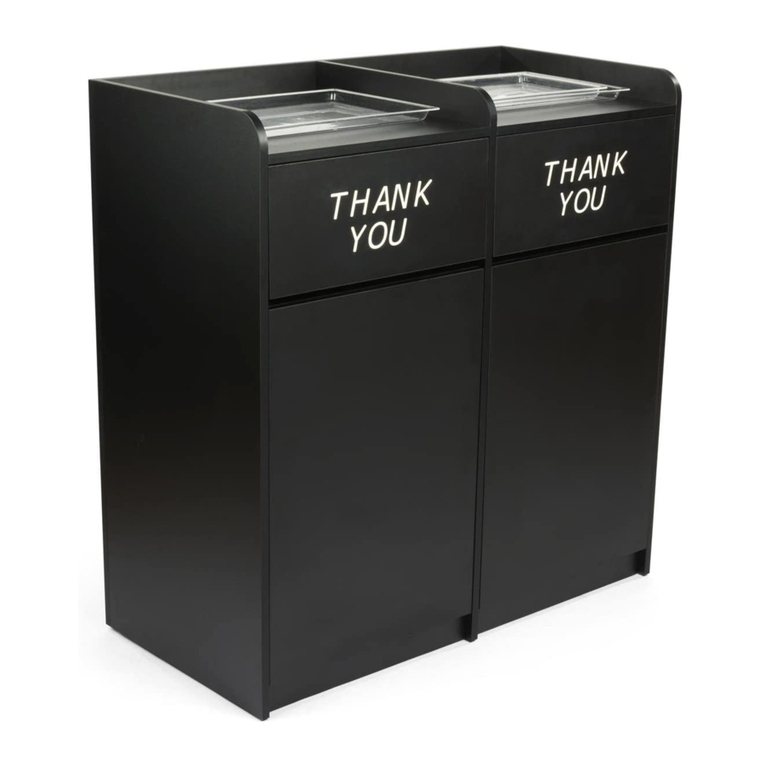 Displays2go “THANK YOU” DUAL Assembly instructions