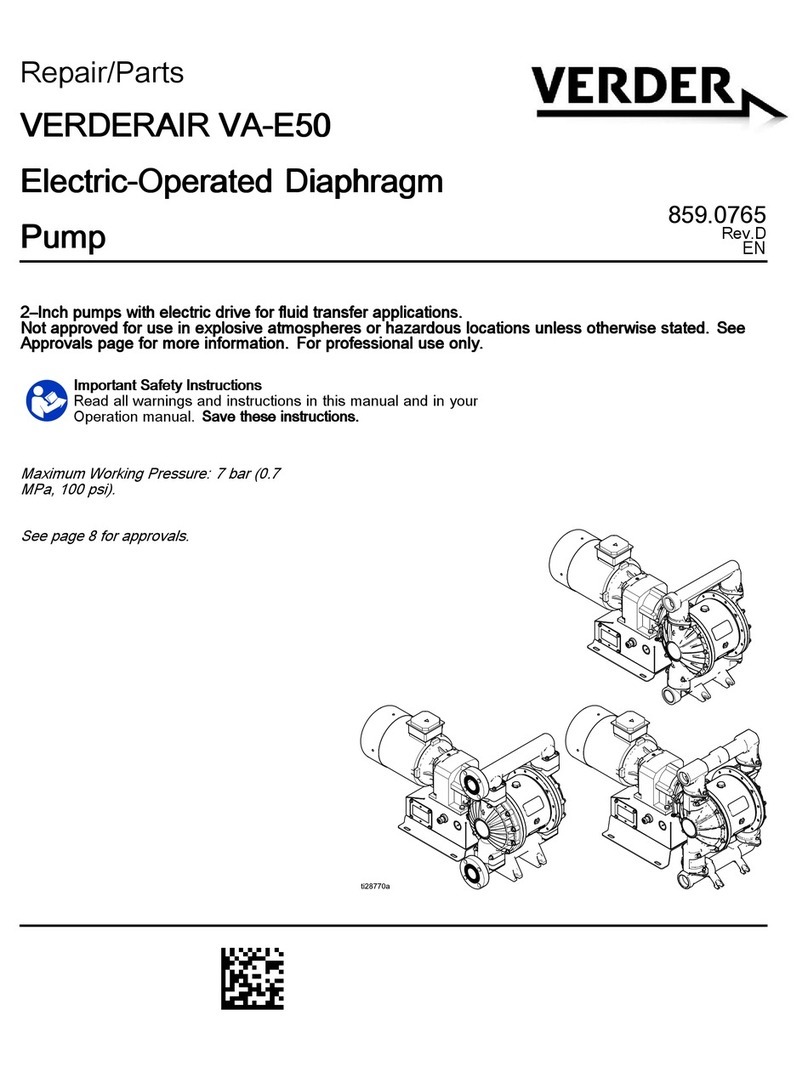 VERDER VERDERAIR VA-E50 manual