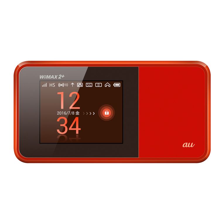 AU Speed Wi-Fi NEXT W03 Quick start guide
