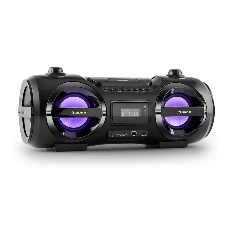 auna Soundblaster DAB User manual