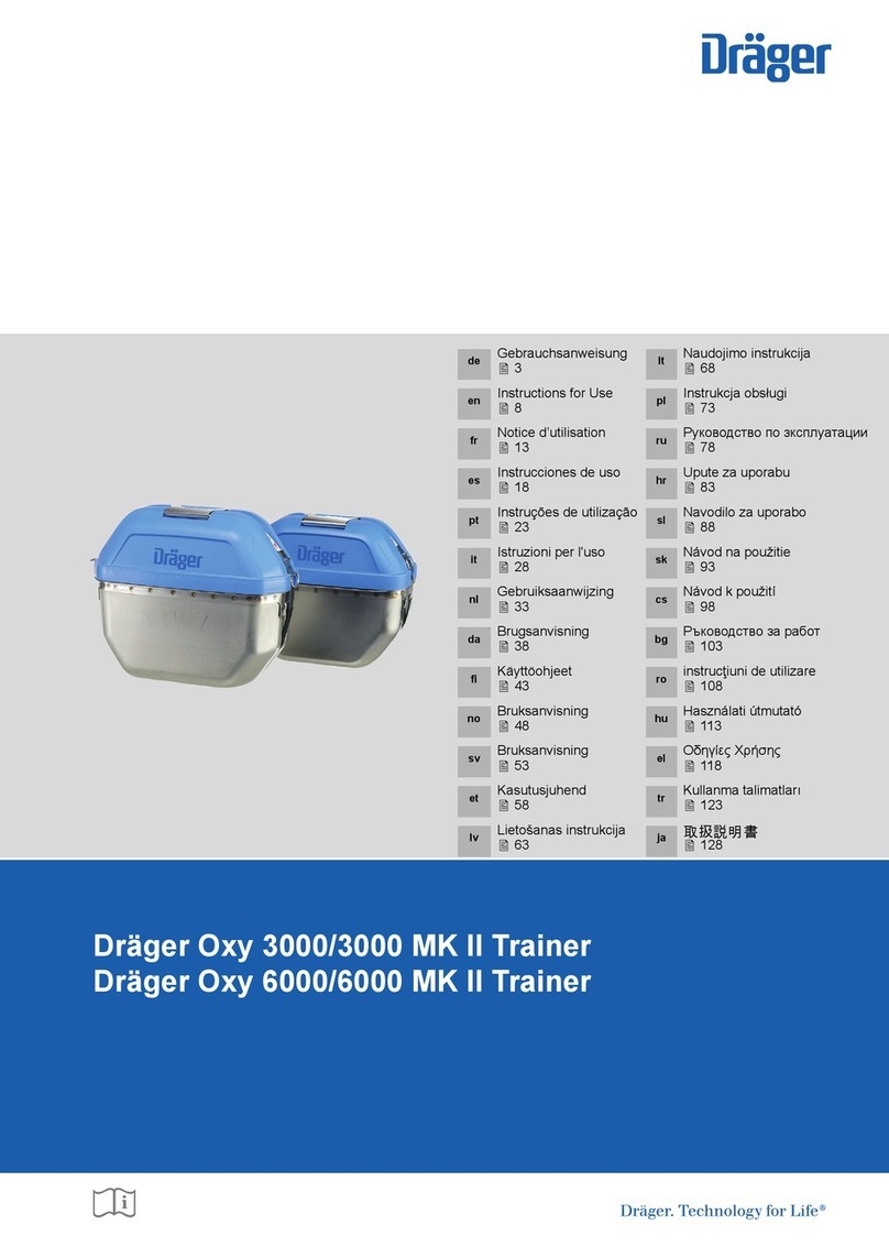 Dräger Oxy 3000/3000 MK II Trainer Instructions for use