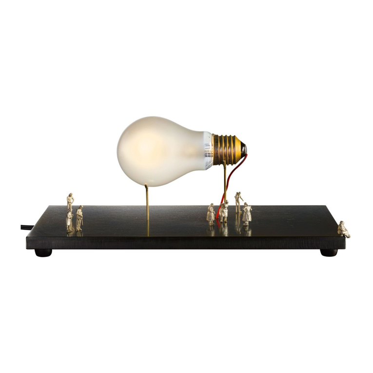 Ingo Maurer I Ricchi Poveri Monument for a Bulb instructions