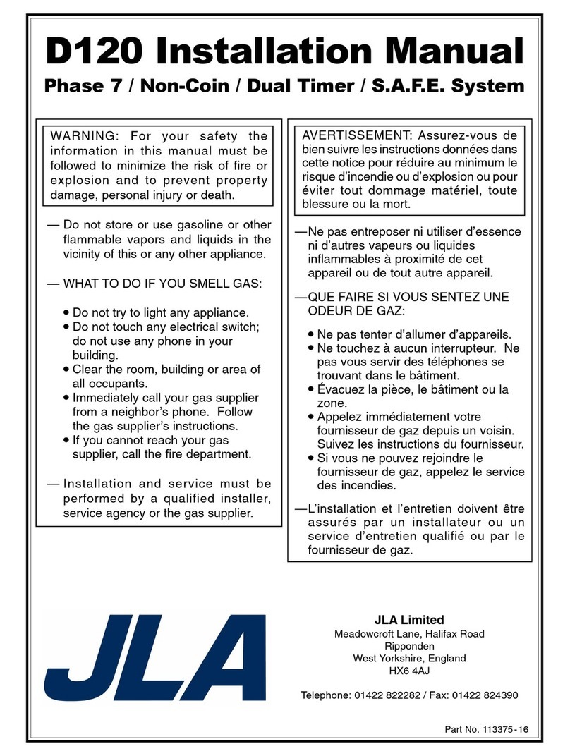 JLA D120 User manual