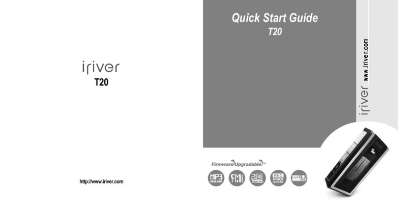 IRiver T20 User manual