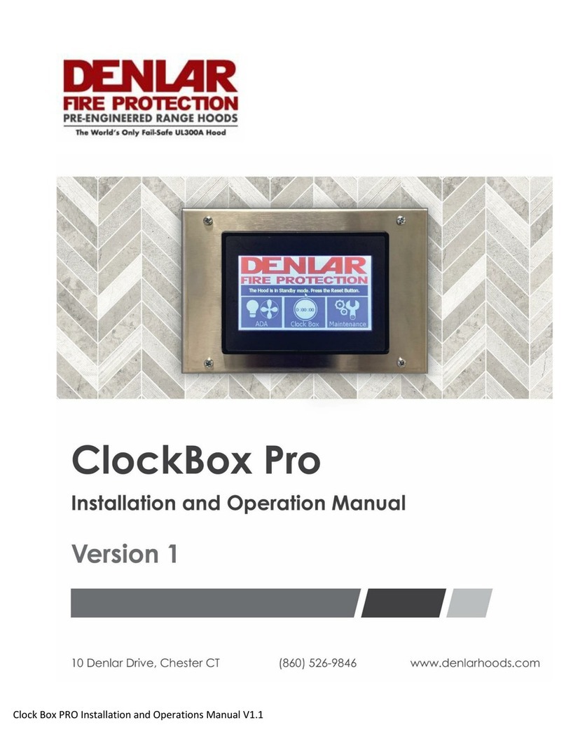 Denlar ClockBox Pro User manual