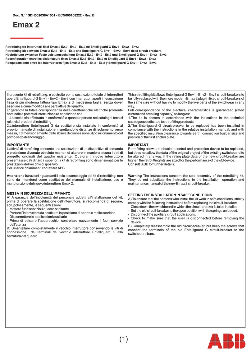 ABB SACE Emax 2 E2.2 manual