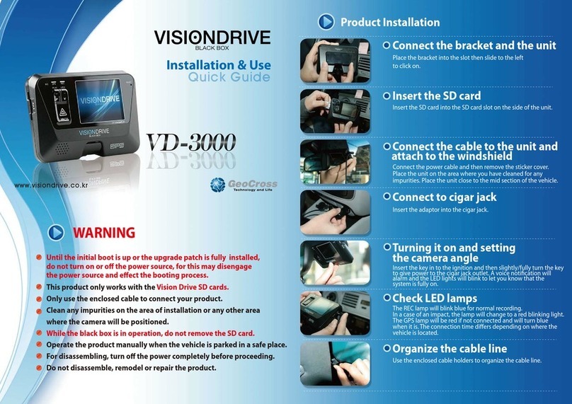 Vision Drive VD-3000 Installation & Use Quick Guide