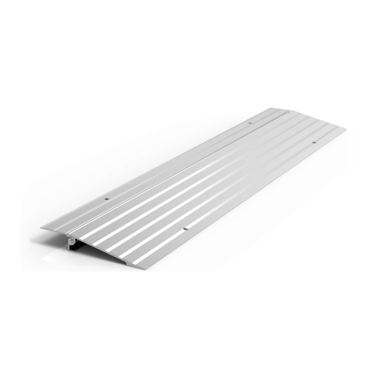 HOMECARE PRODUCTS EZ-ACCESS THRESHOLD RAMP Instructions for use