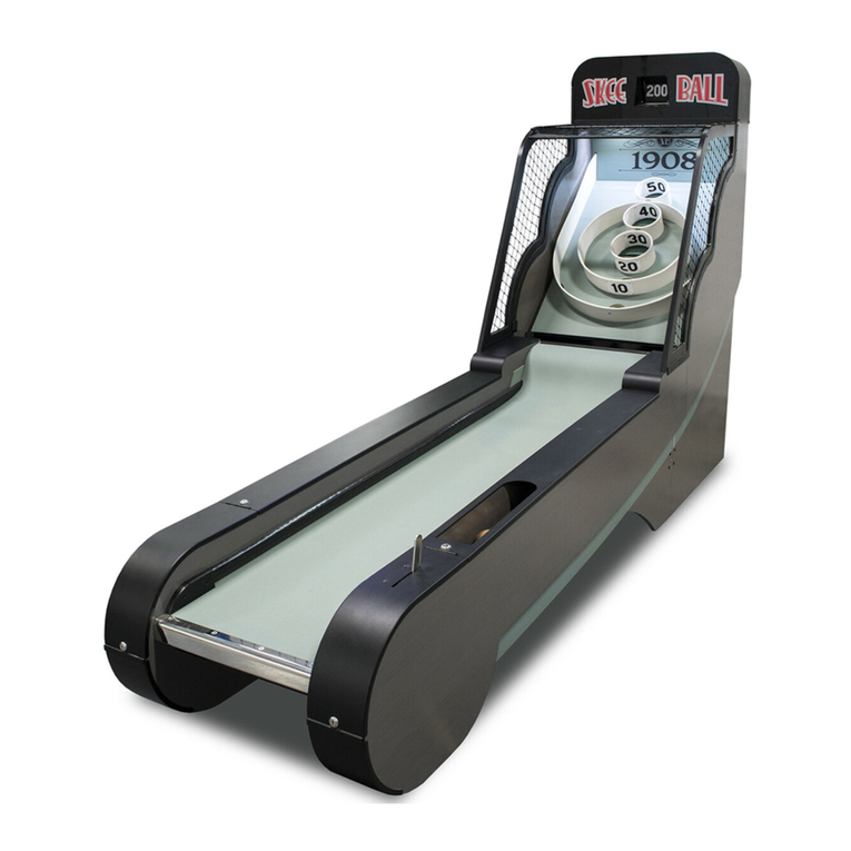 Bay-Tek Skee Ball 1908 Alley User manual Bay-Tek Skee Ball 1908 Alley User manual