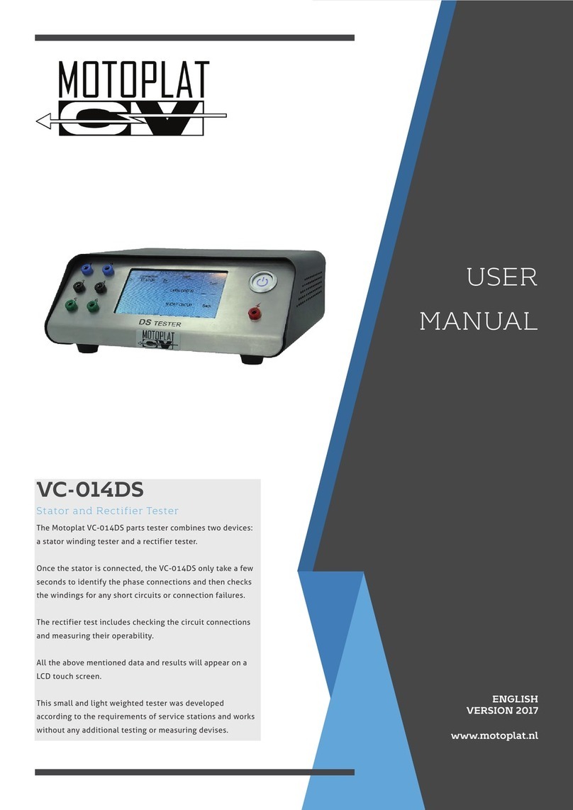 Motoplat VC-014DS user manual