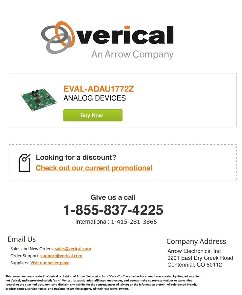Analog Devices EVAL-ADAU1772Z User manual
