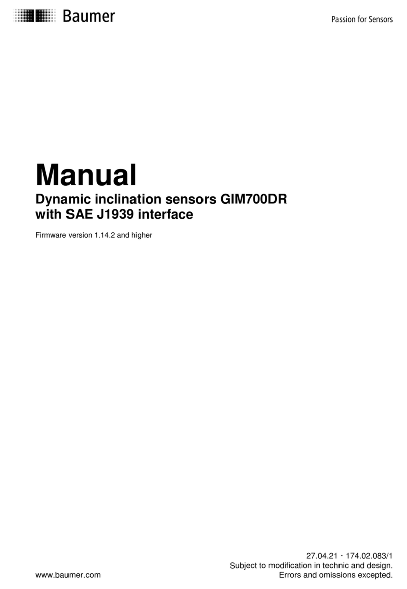 Baumer GIM700DR User manual