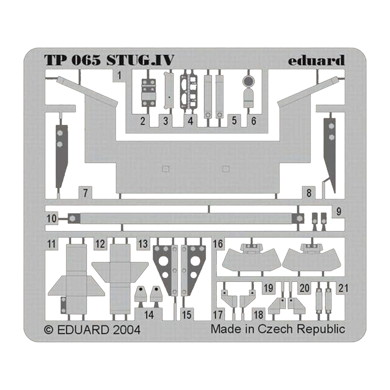 Eduard Stug.IV User manual