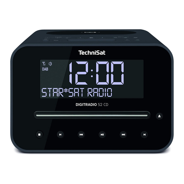 TechniSat DIGITRADIO 52 CD User manual TechniSat DIGITRADIO 52 CD User manual