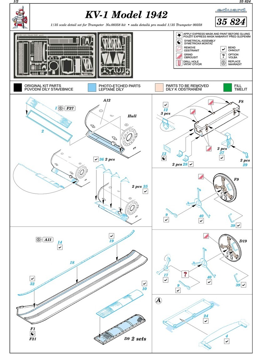Eduard KV-1 1942 manual