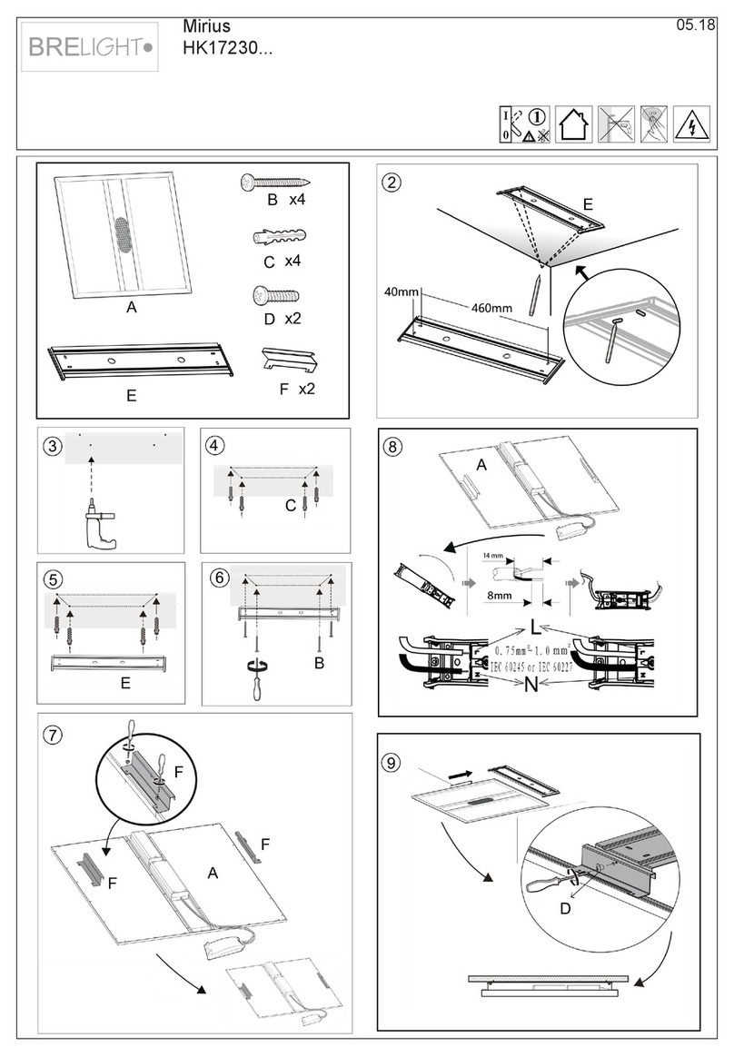 BRE-Light Mirius HK17230 Series instruction manual