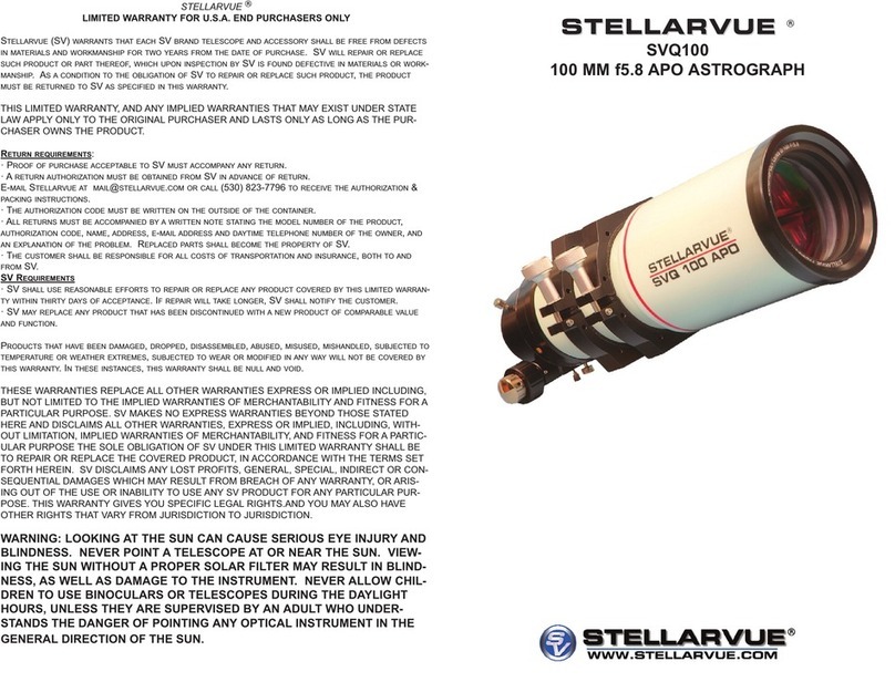 Stellarvue SVQ100 manual