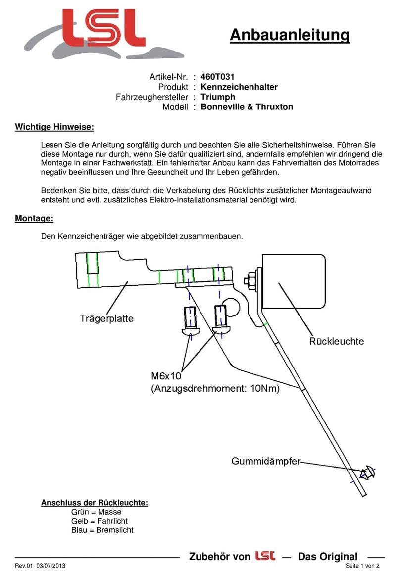 LSL 460T031 Install guide