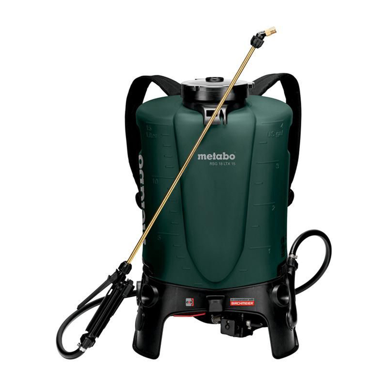 Metabo RSG 18 LTX 15 Operation instructions