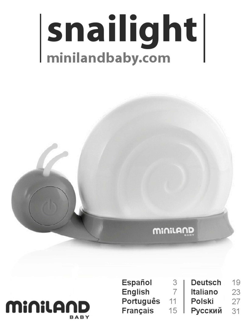 miniland baby snailight User manual