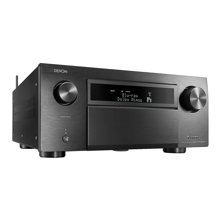 Denon AVR-X8500H Quick start guide