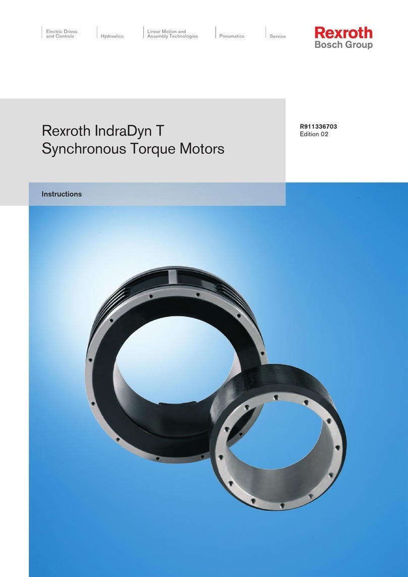 Bosch Rexroth IndraDyn T User manual