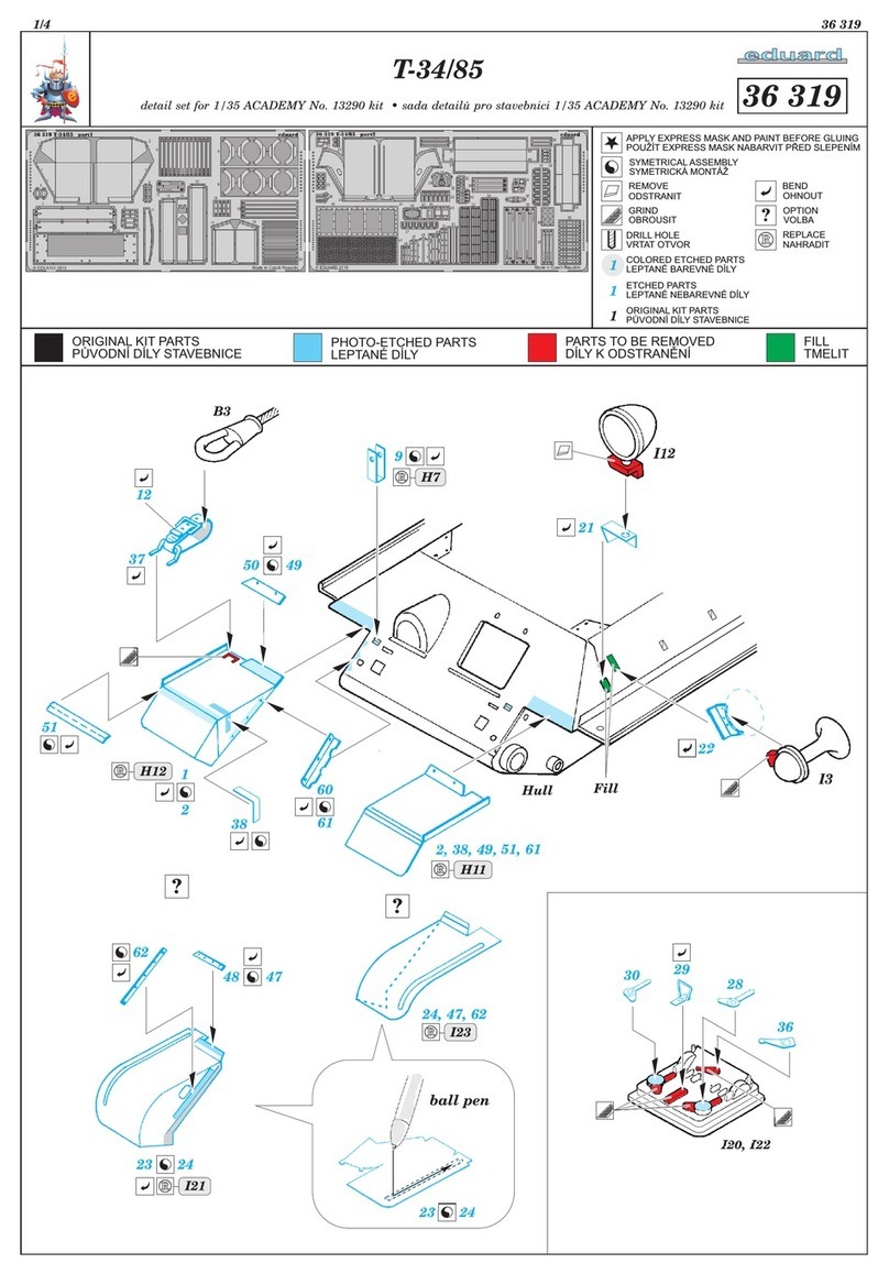 Eduard T-34/85 manual