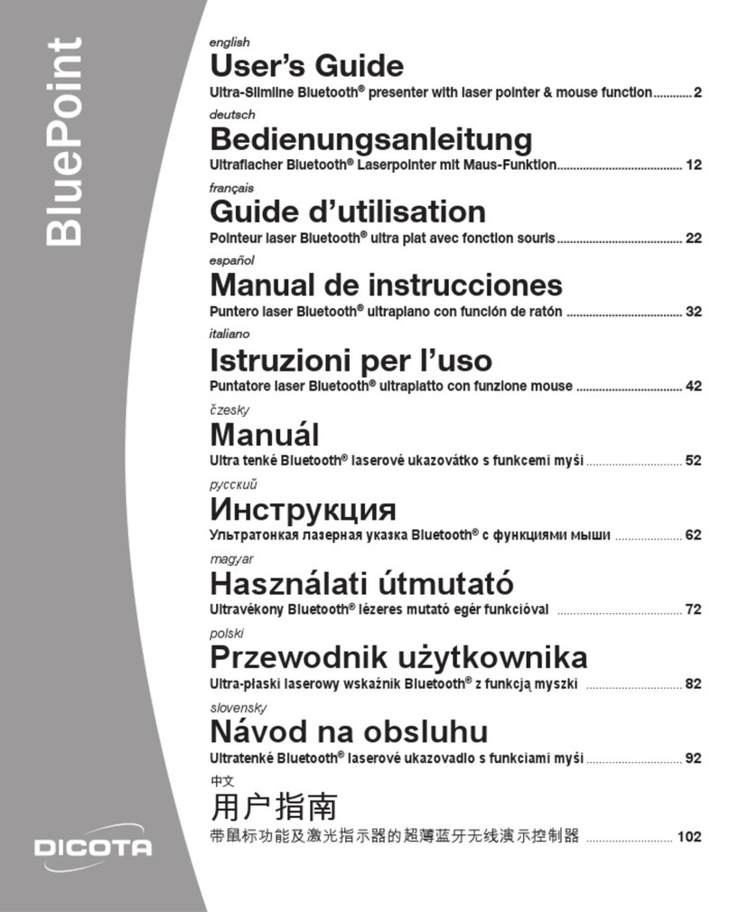 Dicota BluePoint user guide