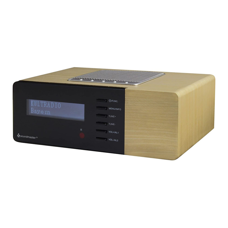 SOUNDMASTER UR180 User manual