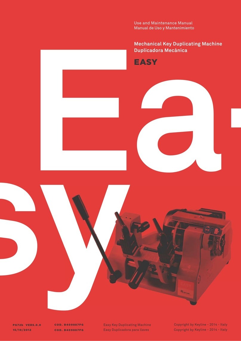 Keyline EASY Use and maintenance manual