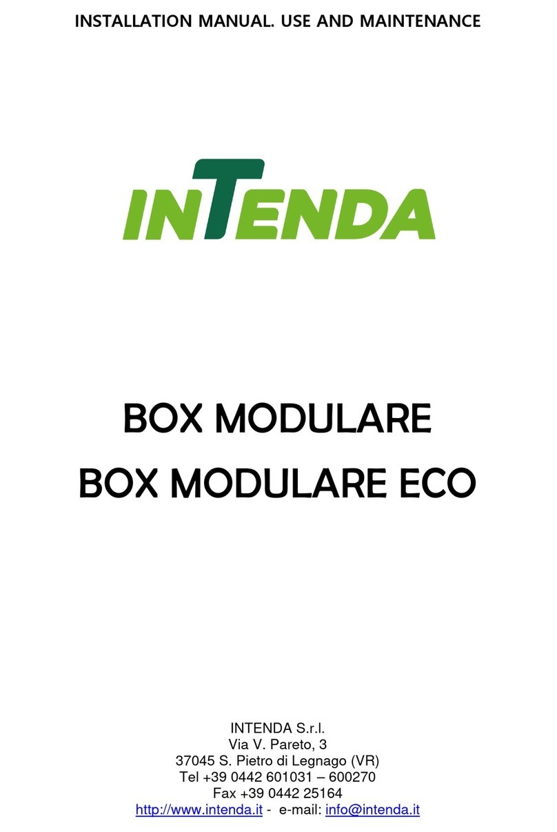 Intenda Box Modulare installation manual