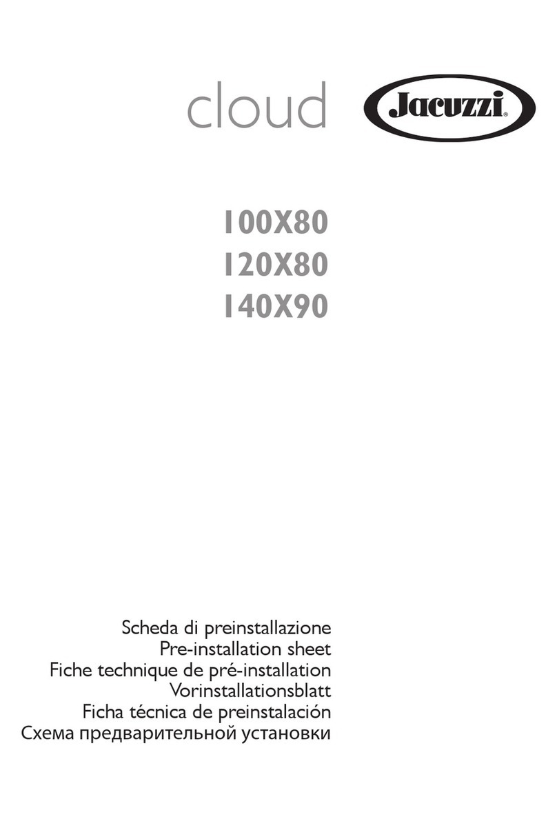 Jacuzzi Cloud 100 User manual Jacuzzi Cloud 100 User manual