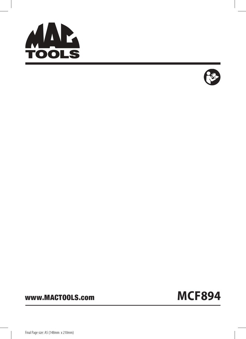 MAC TOOLS MCF894 Original instructions