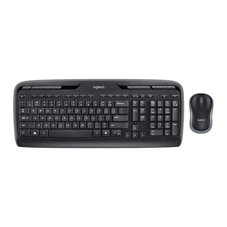 Logitech MK320 Setup guide Logitech MK320 Setup guide