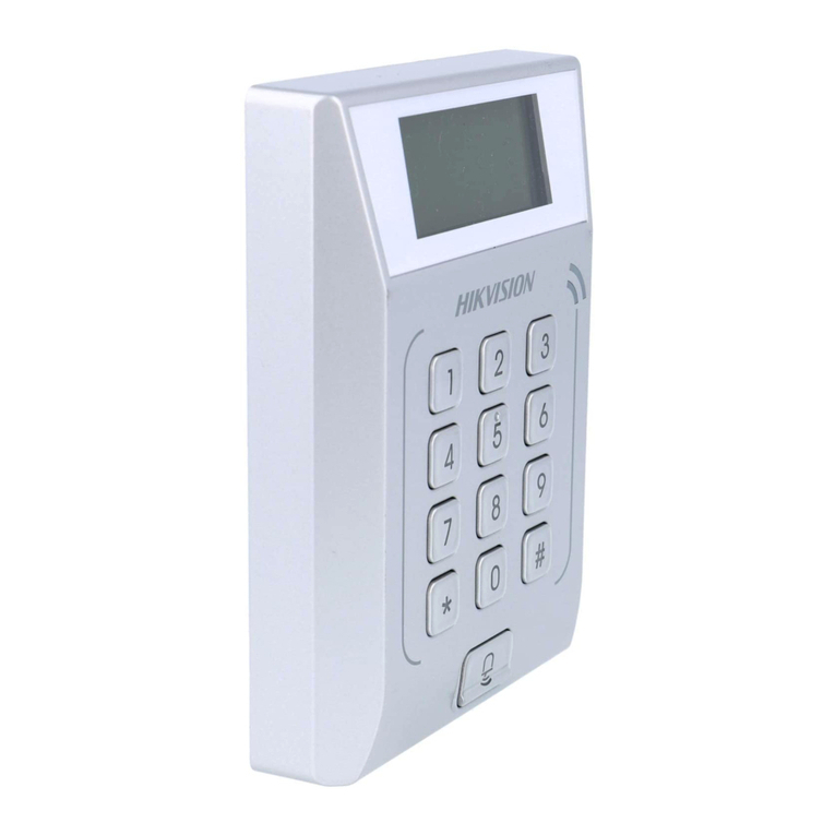 HIK VISION DS-K1T802 quick start guide