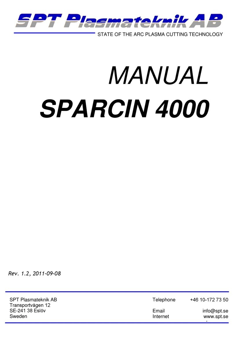 SPT SPARCIN 4000 User manual