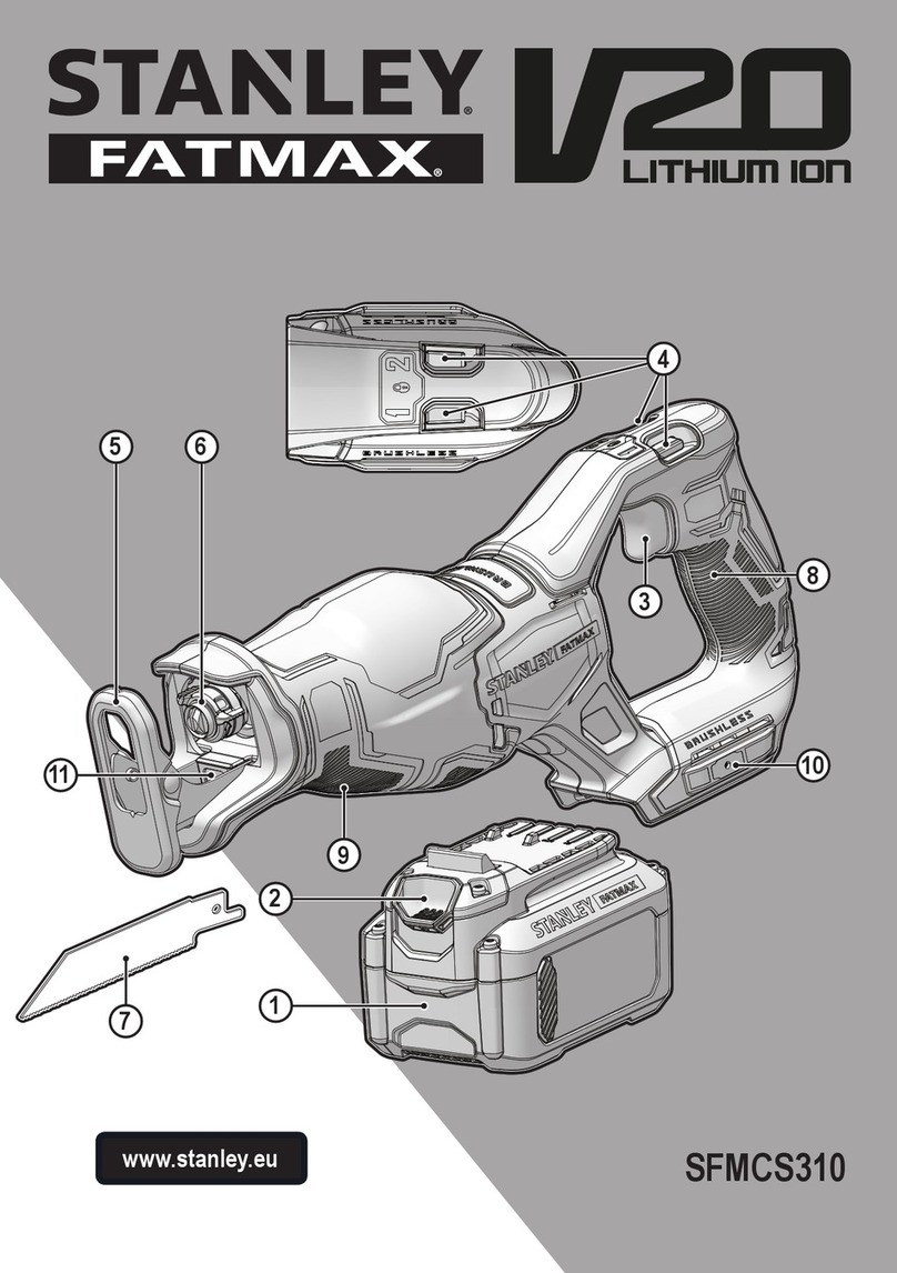 Stanley FATMAX V20 SFMCS310 User manual