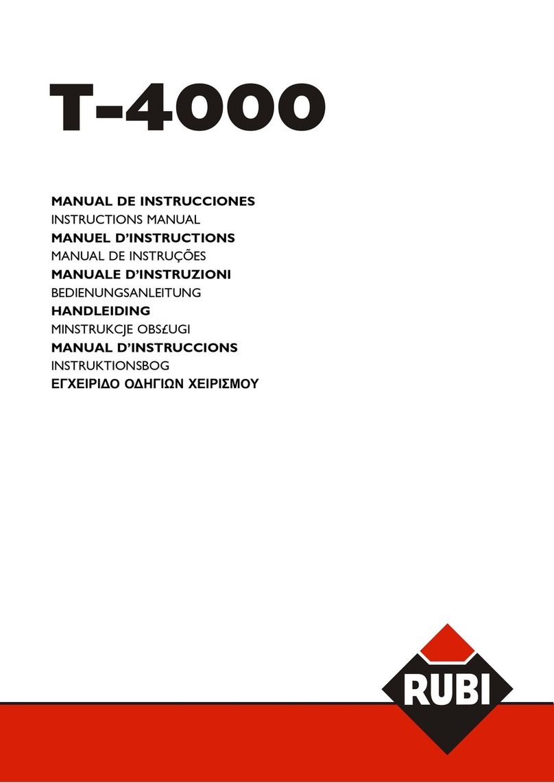 Rubi T-4000 User manual