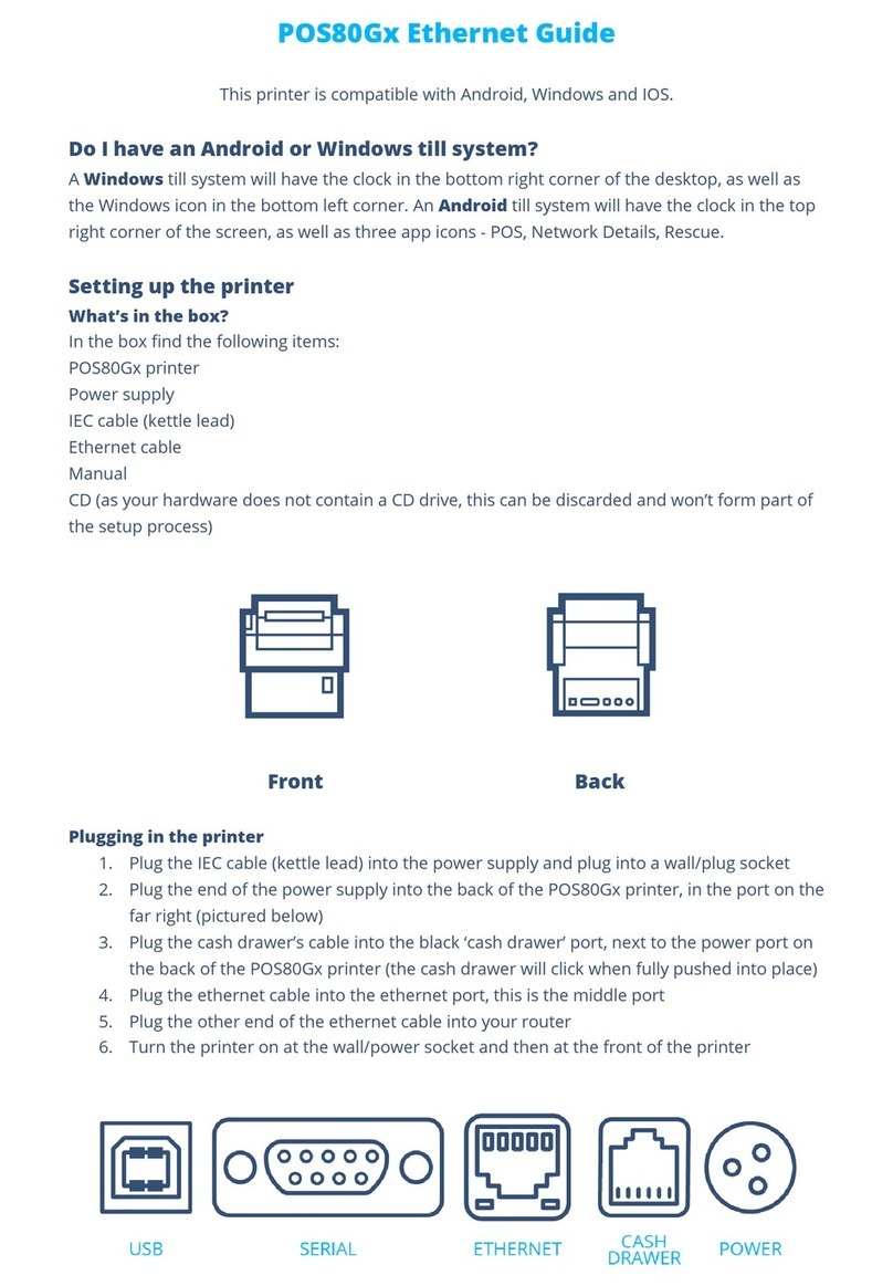 HPRT POS80G Series Parts list manual