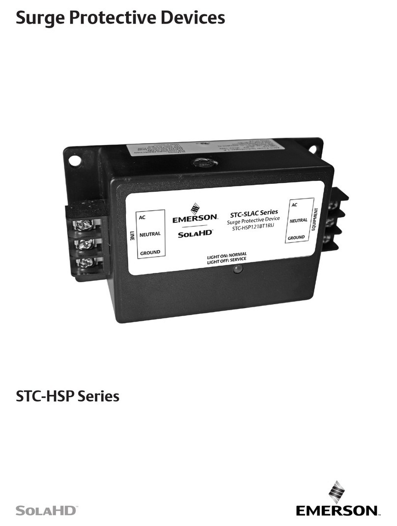 Emerson SolaHD STC-HSP Series manual