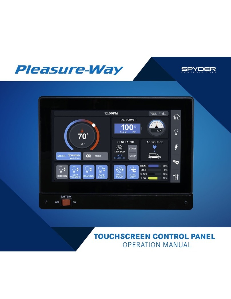 Spyder Pleasure-Way User manual