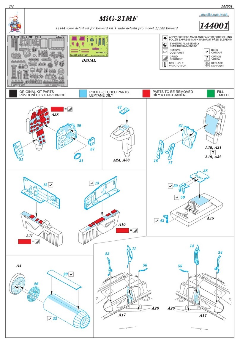 Eduard MiG-21MF User manual