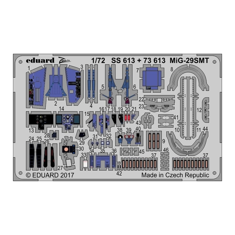 Eduard MiG-29SMT 1/72 User manual
