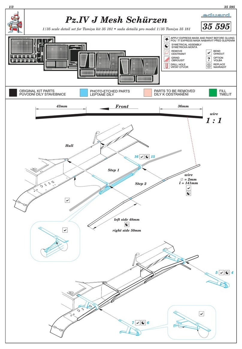 Eduard Pz.IV J Mesh Schürzen manual