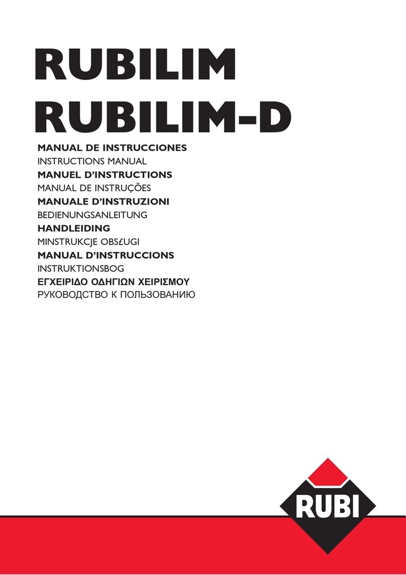 Rubi RUBILIM instruction manual