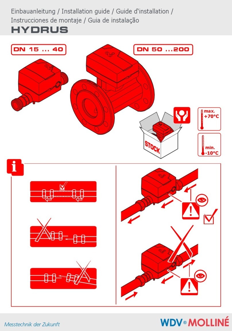 Diehl Metering Hydrus DN 15 Series installation guide