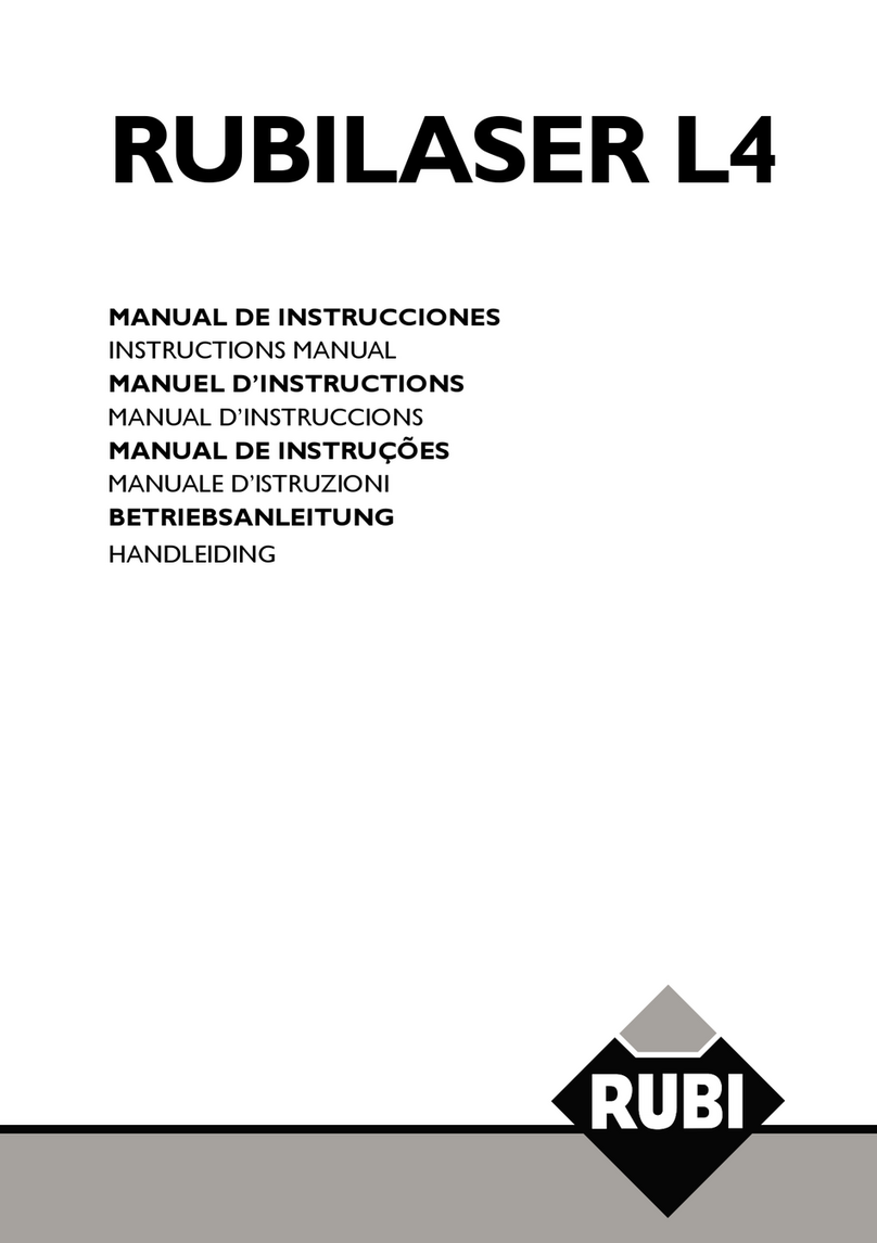 Rubi RUBILASER L4 User manual